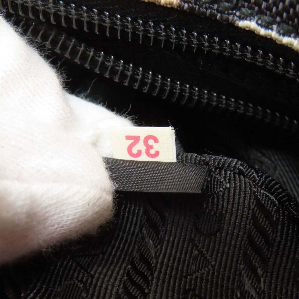 PRADA Cream Canvas Shoulder Bag - Picture 8 of 16